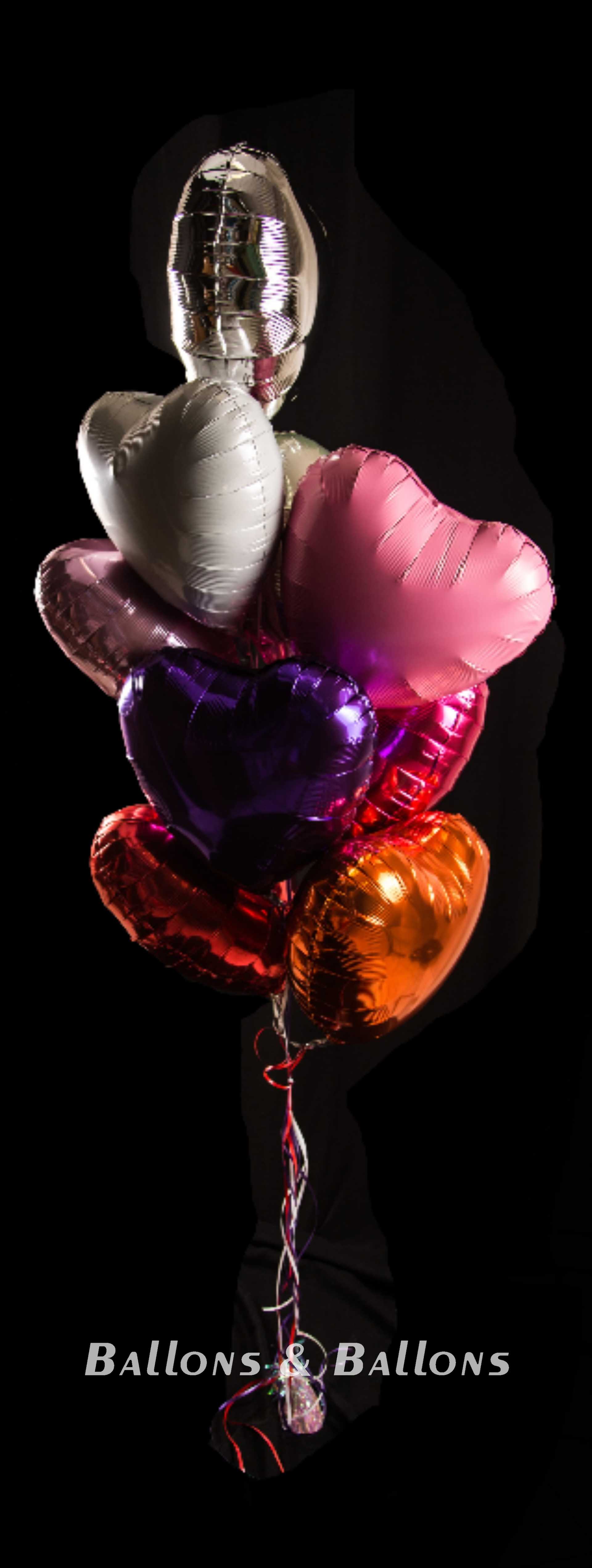 Ein Ballon mit vielen Punkten.